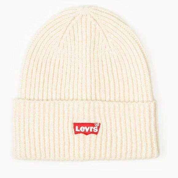 Levi's Essential Ribbed Batwing Beanie - Picture 2 of 4